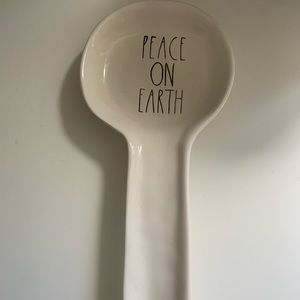 Rae Dunn- Peace on Earth spoon rest